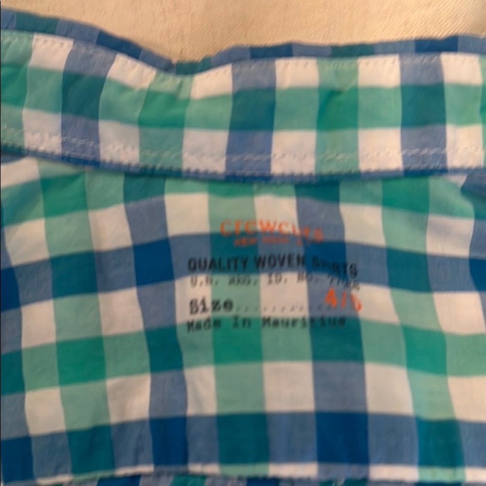 Two J Crew crewcuts boys button down